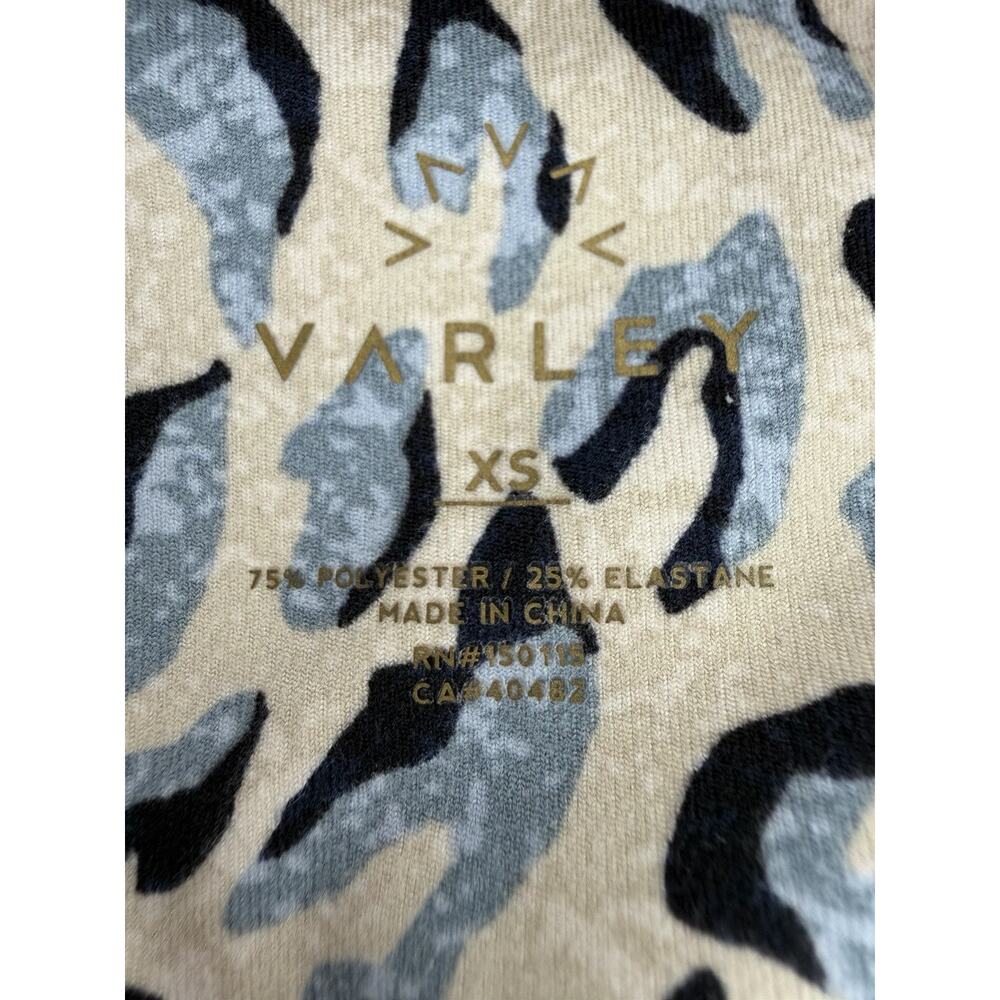 VARLEY Womens Let's Move Cheetah Print Leggings High Rise Size XS Inseam 26” - Picture 5 of 5